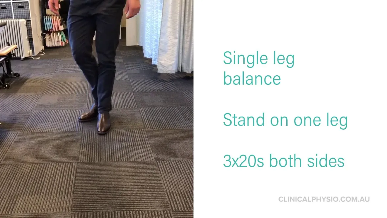 Clinical Physiotherapy St Ives Balance training