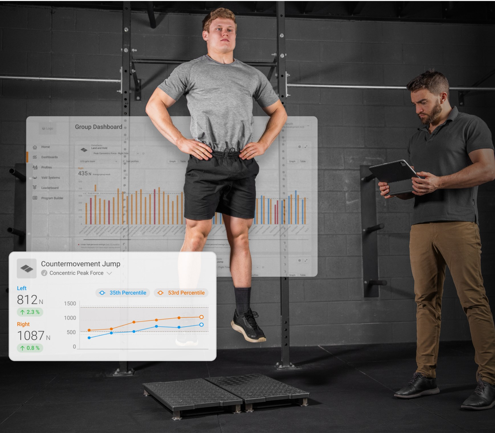 Clinical Physiotherapist St Ives Nordbord Hamstring Testing System Force plate testing